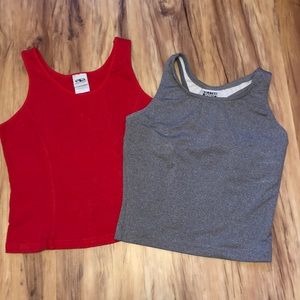 2 Cropped Tanks